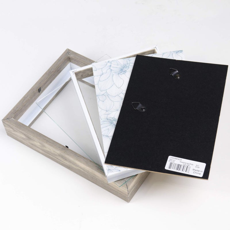 Lawrence Frames Shadow Box Frame, 5x7, Natural Gray - Image 4